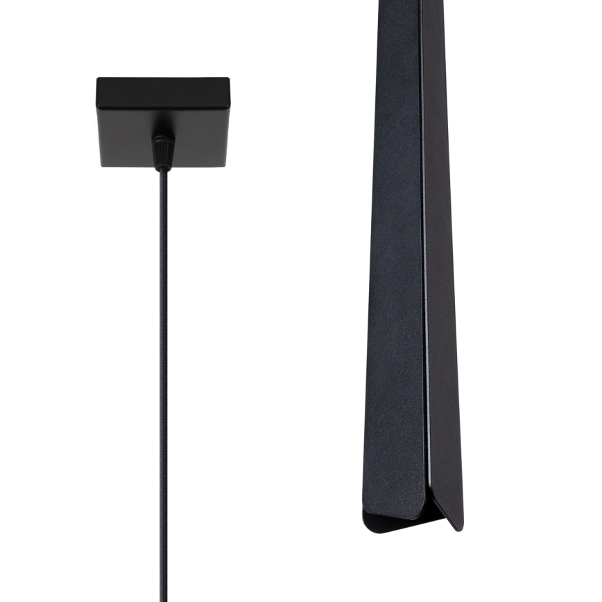 Candeeiro suspenso PRYSM 1xG9/8W/230V preto