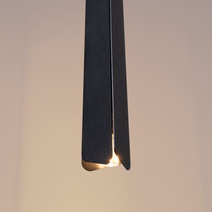 Candeeiro suspenso PRYSM 1xG9/8W/230V preto