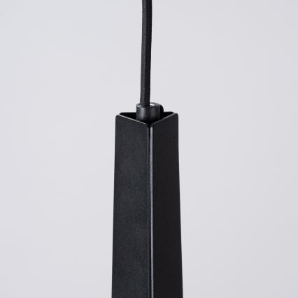 Candeeiro suspenso PRYSM 1xG9/8W/230V preto