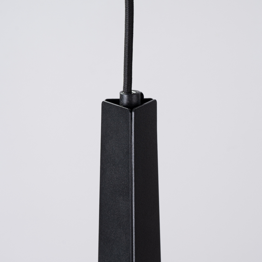 Candeeiro suspenso PRYSM 1xG9/8W/230V preto