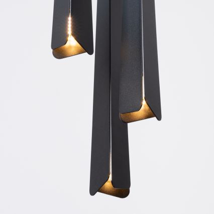 Candeeiro suspenso PRYSM 3xG9/8W/230V preto