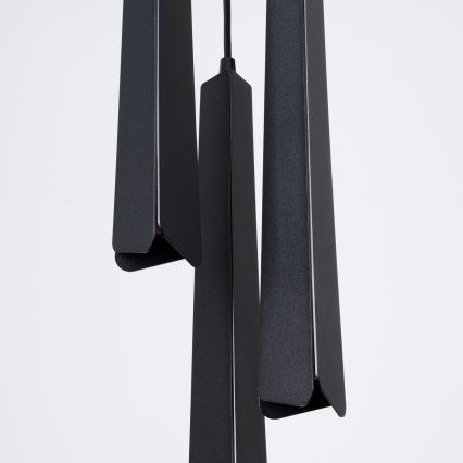 Candeeiro suspenso PRYSM 3xG9/8W/230V preto