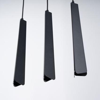 Candeeiro suspenso PRYSM 3xG9/8W/230V preto