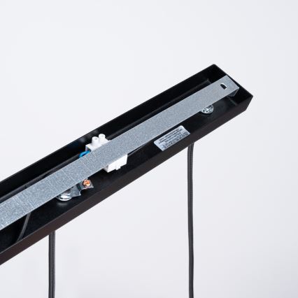 Candeeiro suspenso PRYSM 3xG9/8W/230V preto