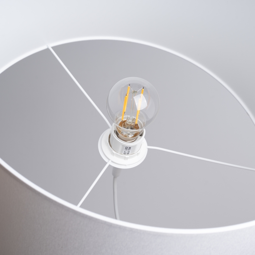 Candeeiro suspenso NOVA 1xE27/15W/230V diâmetro 40 cm branco