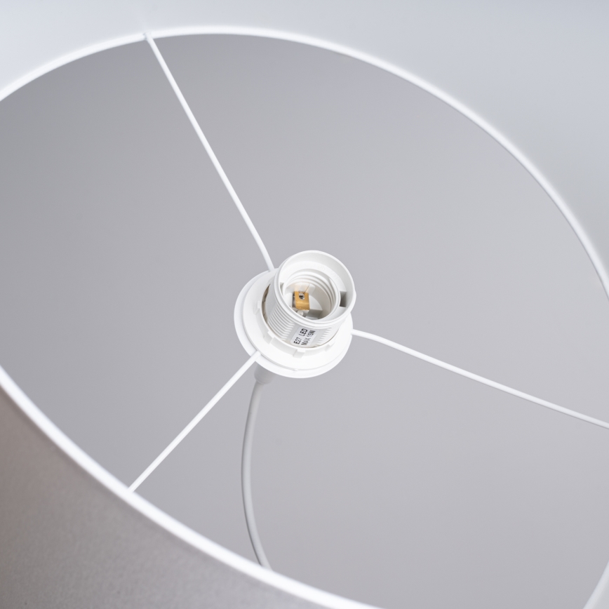 Candeeiro suspenso NOVA 1xE27/15W/230V diâmetro 40 cm branco