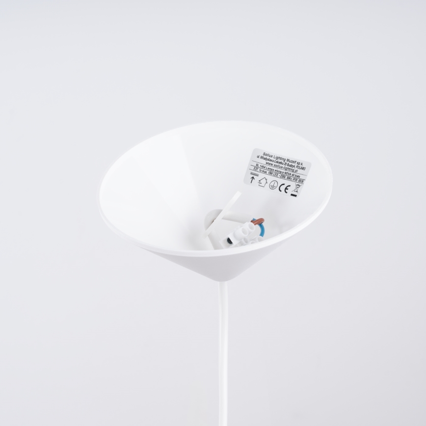Candeeiro suspenso NOVA 1xE27/15W/230V diâmetro 40 cm branco