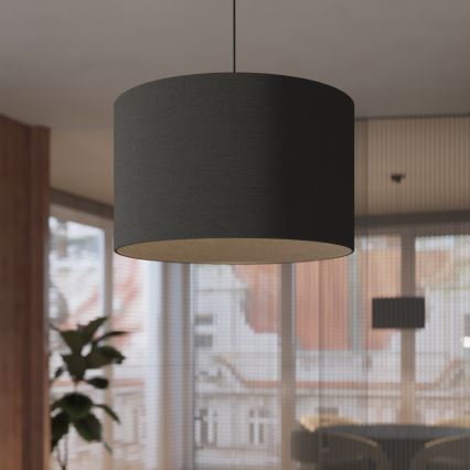 Candeeiro suspenso NOVA 1xE27/15W/230V diâmetro 30 cm preto