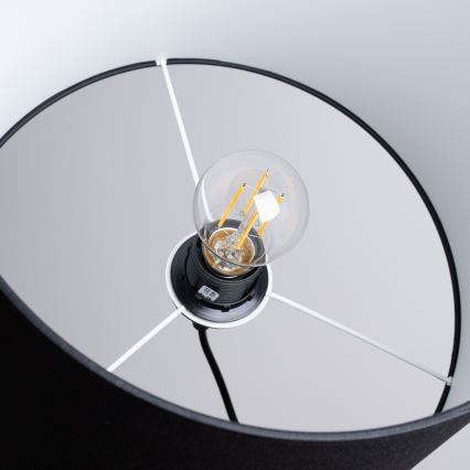 Candeeiro suspenso NOVA 1xE27/15W/230V diâmetro 30 cm preto