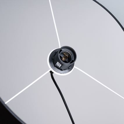 Candeeiro suspenso NOVA 1xE27/15W/230V diâmetro 40 cm preto