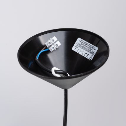 Candeeiro suspenso NOVA 1xE27/15W/230V diâmetro 40 cm preto