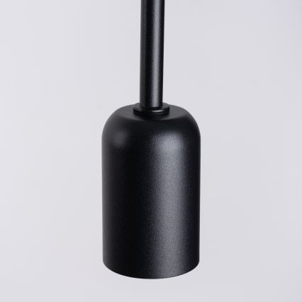 Candeeiro de parede LOOP 1xE27/15W/230V preto
