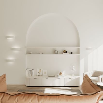 Iluminação de parede ATENA 1xE27/15W/230V 20 cm branco