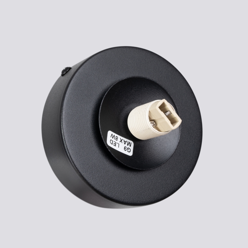 Iluminação de parede YOLI 1xG9/8W/230V preto