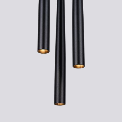 Candeeiro suspenso BLISS 3xG9/8W/230V preto