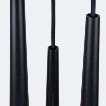 Candeeiro suspenso BLISS 3xG9/8W/230V preto
