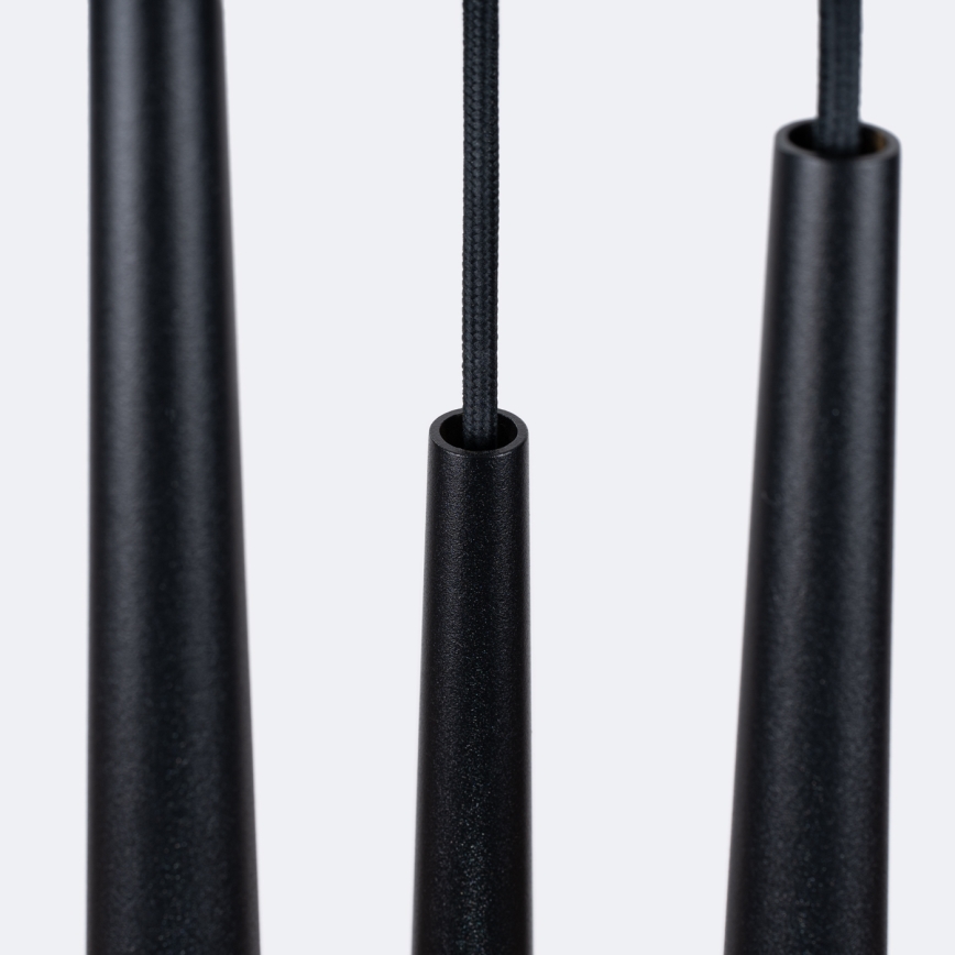 Candeeiro suspenso BLISS 3xG9/8W/230V preto