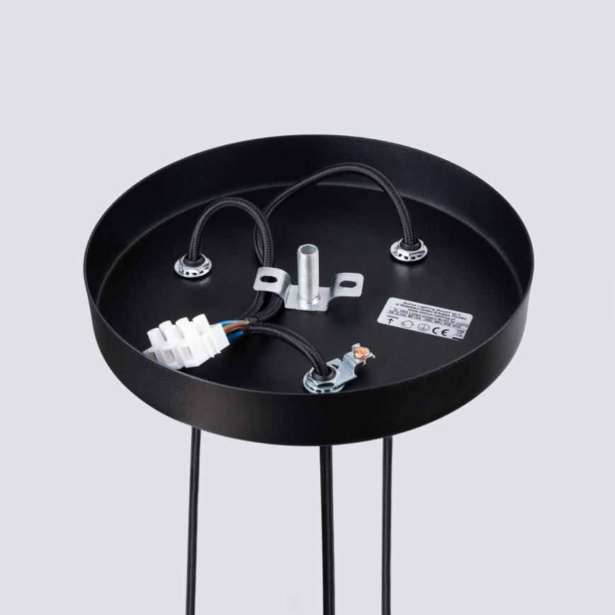 Candeeiro suspenso BLISS 3xG9/8W/230V preto