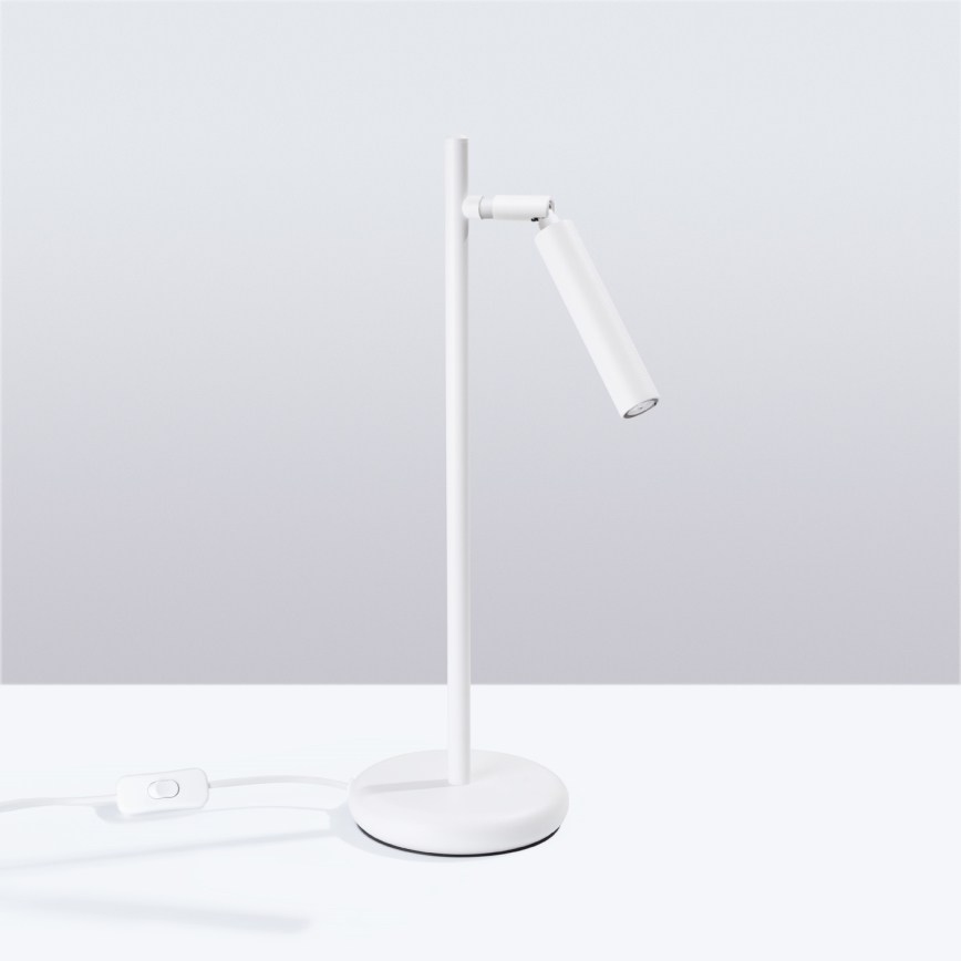 Candeeiro de mesa PASTELO 1xG9/8W/230V branco