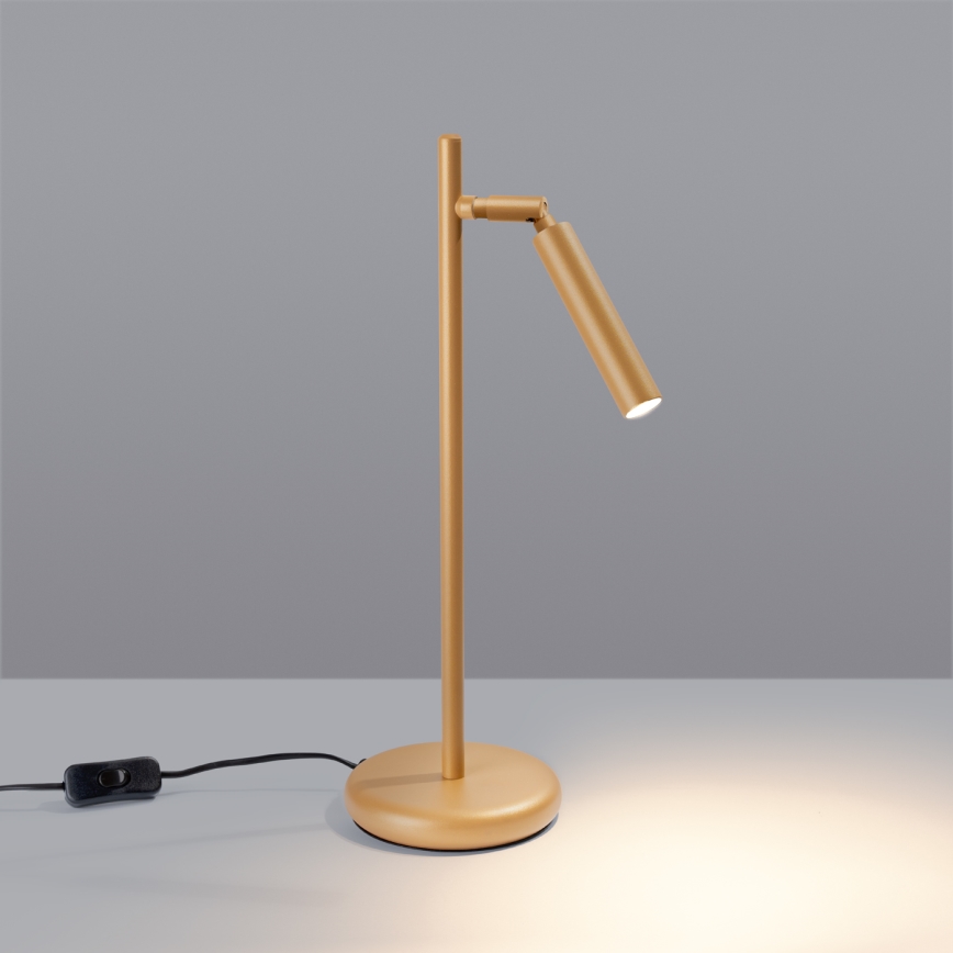 Candeeiro de mesa PASTELO 1xG9/8W/230V dourado