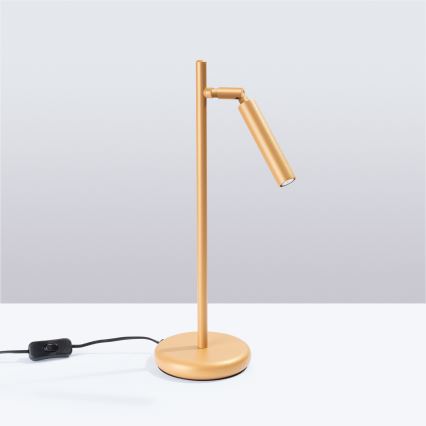 Candeeiro de mesa PASTELO 1xG9/8W/230V dourado