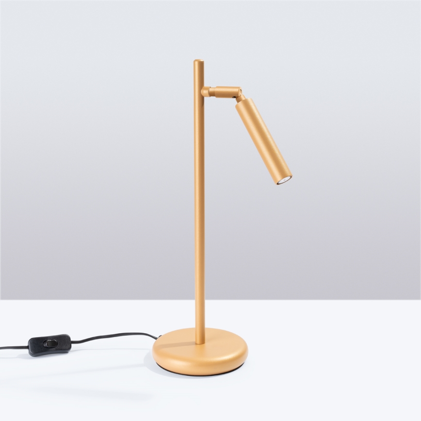 Candeeiro de mesa PASTELO 1xG9/8W/230V dourado