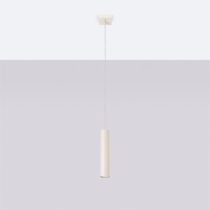 Candeeiro suspenso LAGOS 1xGU10/10W/230V creme