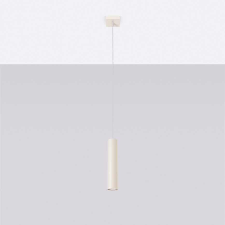 Candeeiro suspenso LAGOS 1xGU10/10W/230V creme