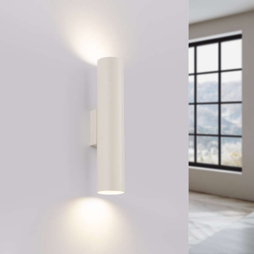 Iluminação de parede LAGOS 2xGU10/10W/230V creme