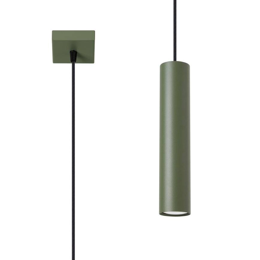 Candeeiro suspenso LAGOS 1xGU10/10W/230V verde
