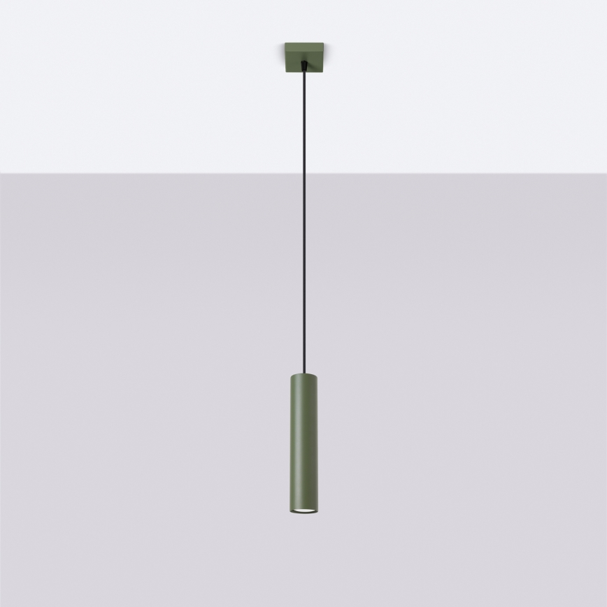 Candeeiro suspenso LAGOS 1xGU10/10W/230V verde