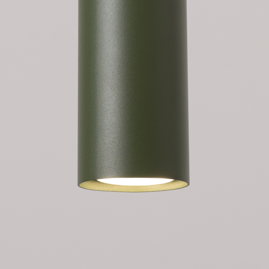 Candeeiro suspenso LAGOS 3xGU10/10W/230V verde