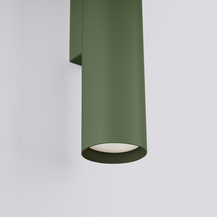 Iluminação de parede LAGOS 2xGU10/10W/230V verde
