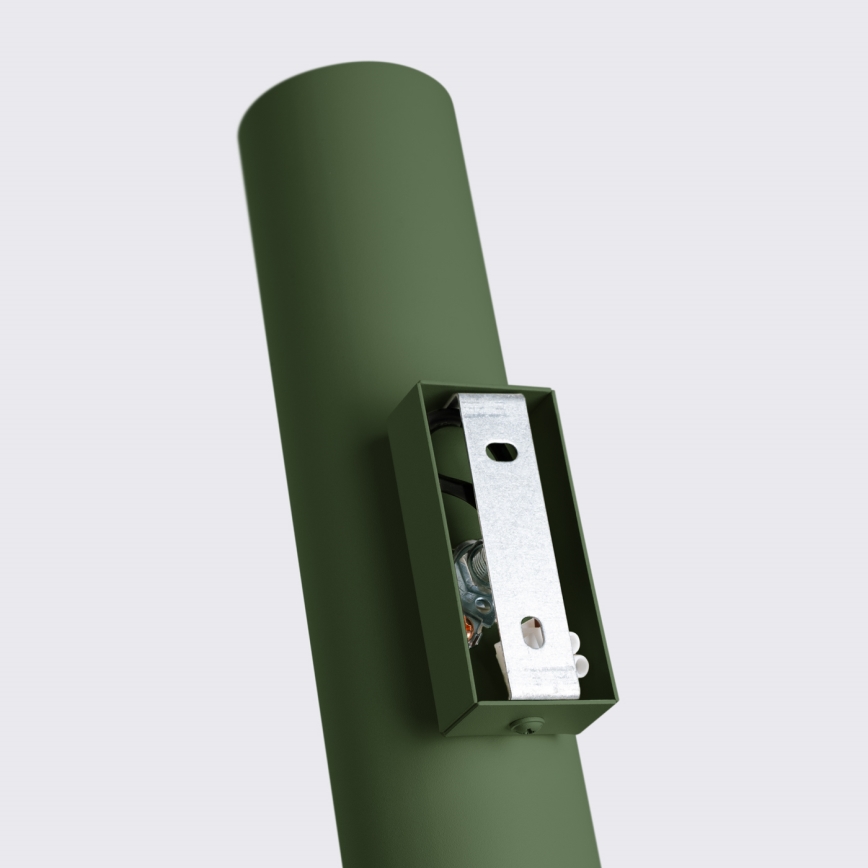 Iluminação de parede LAGOS 2xGU10/10W/230V verde