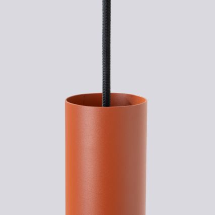 Candeeiro suspenso LAGOS 1xGU10/10W/230V vermelho
