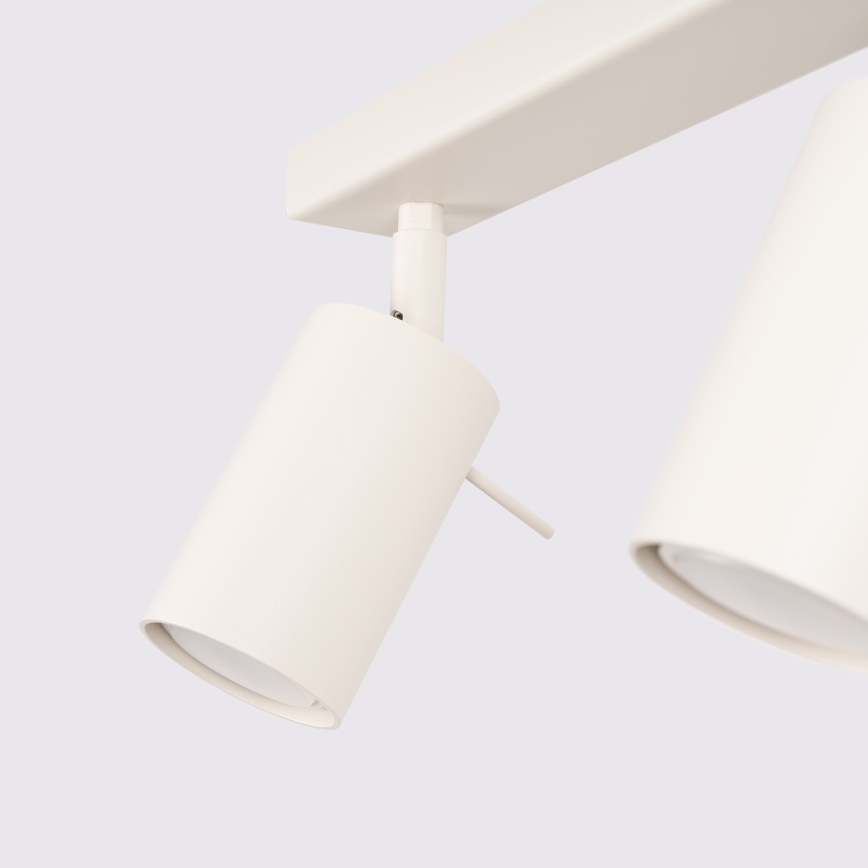 Foco RING 4xGU10/10W/230V creme