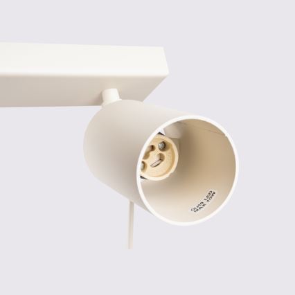 Foco RING 6xGU10/10W/230V creme
