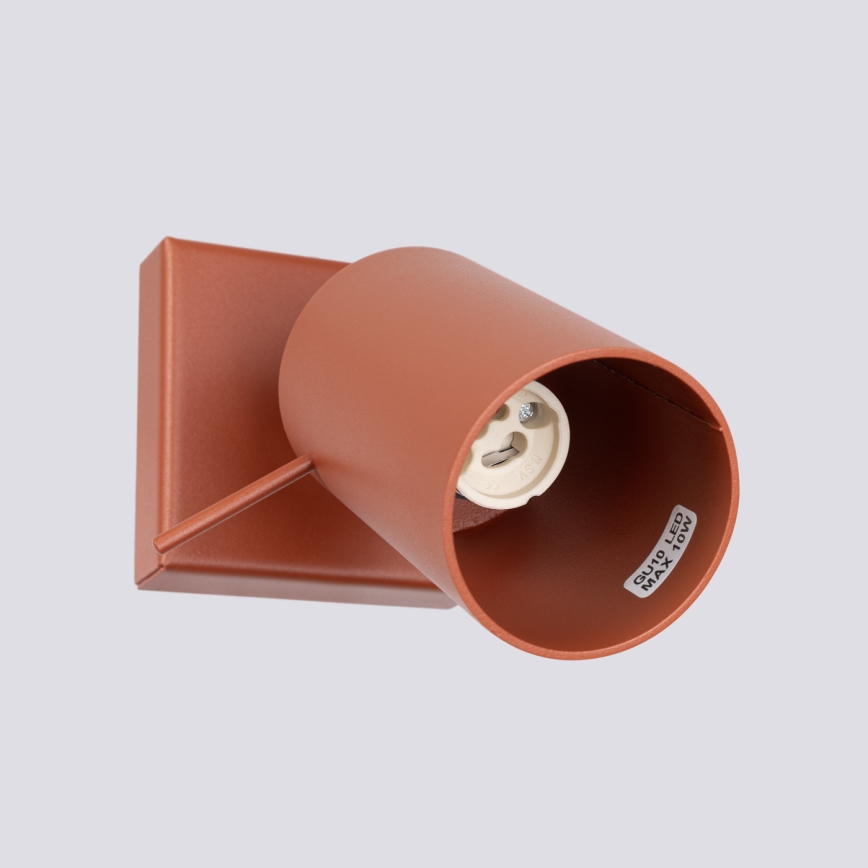 Foco de parede RING 1xGU10/10W/230V vermelho