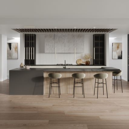 Candeeiro suspenso PASTELO 1xG9/8W/230V creme