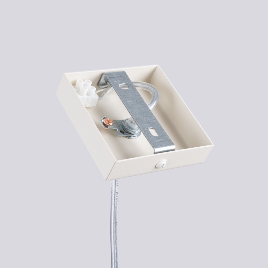 Candeeiro suspenso PASTELO 1xG9/8W/230V creme