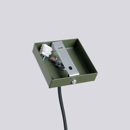 Candeeiro suspenso PASTELO 1xG9/8W/230V verde