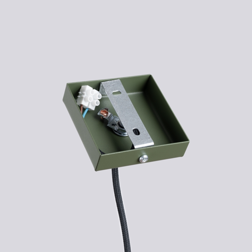 Candeeiro suspenso PASTELO 1xG9/8W/230V verde