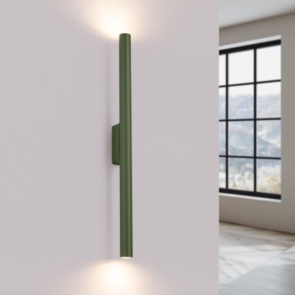Iluminação de parede PASTELO 2xG9/8W/230V verde