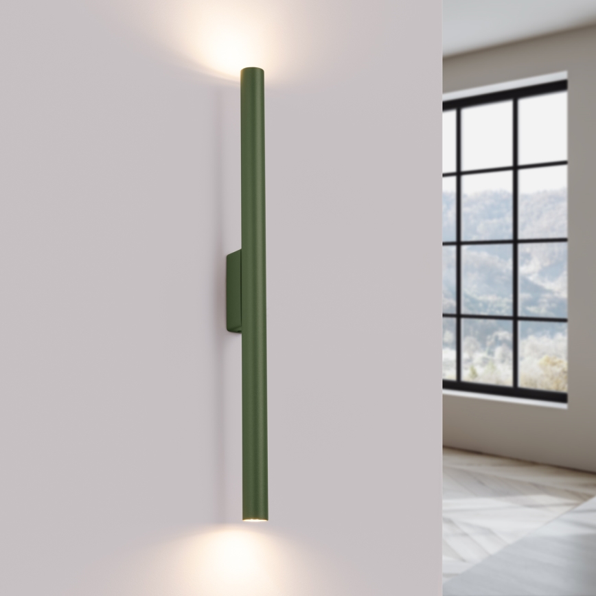 Iluminação de parede PASTELO 2xG9/8W/230V verde