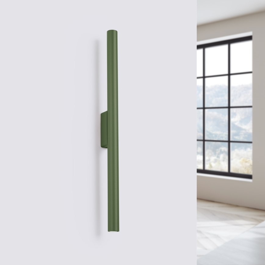 Iluminação de parede PASTELO 2xG9/8W/230V verde