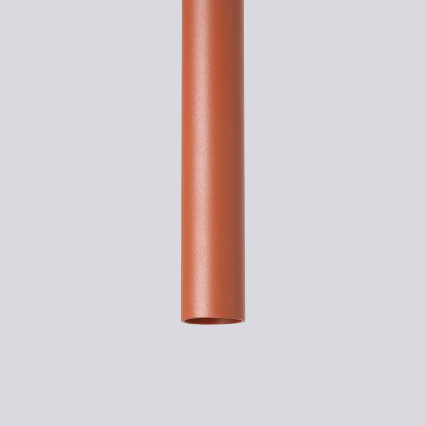 Candeeiro suspenso PASTELO 1xG9/8W/230V vermelho