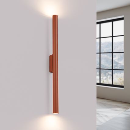 Iluminação de parede PASTELO 2xG9/8W/230V vermelho