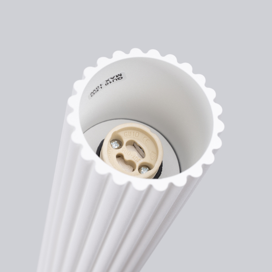 Foco KARBON 1xGU10/10W/230V 20 cm branco