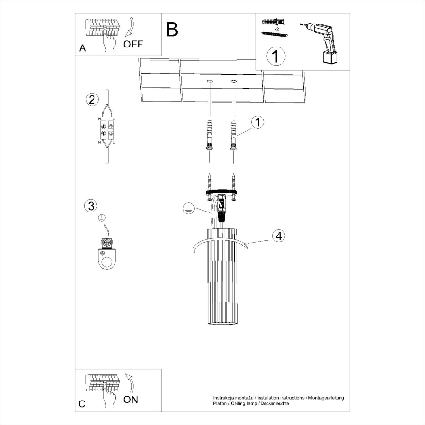 Foco KARBON 1xGU10/10W/230V 20 cm branco