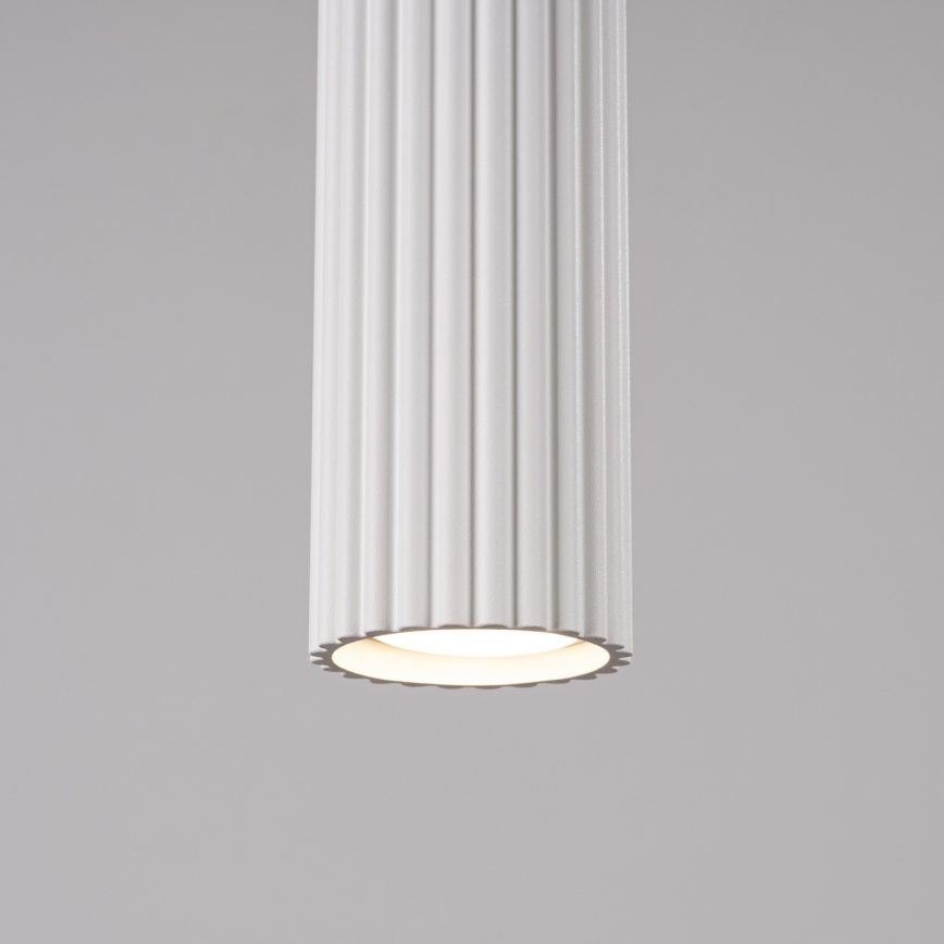 Candeeiro suspenso KARBON 1xGU10/10W/230V branco
